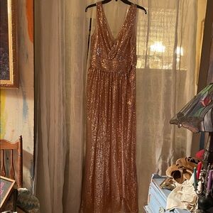 Sequin Evening Gown